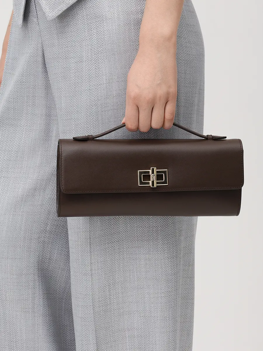 Клатч кожаный