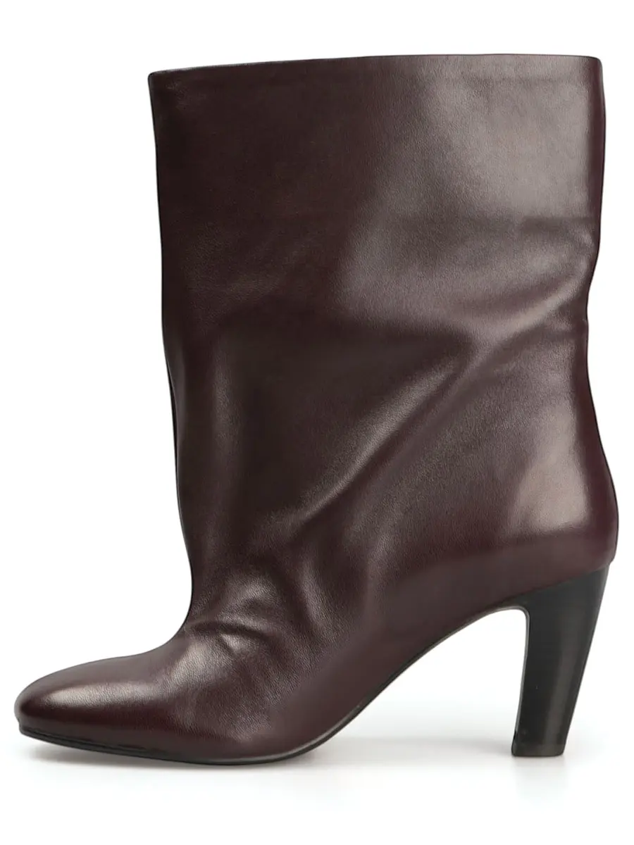 Ботильоны кожаные