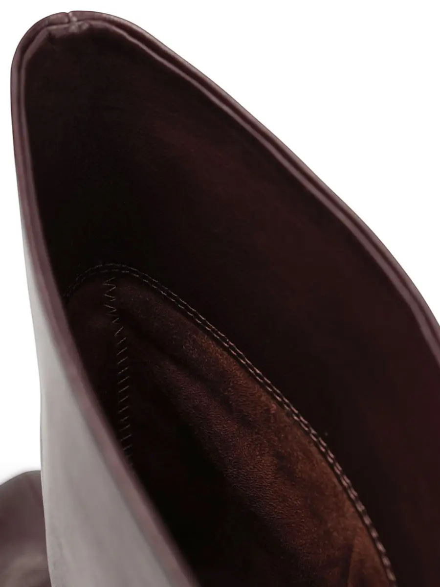 Ботильоны кожаные