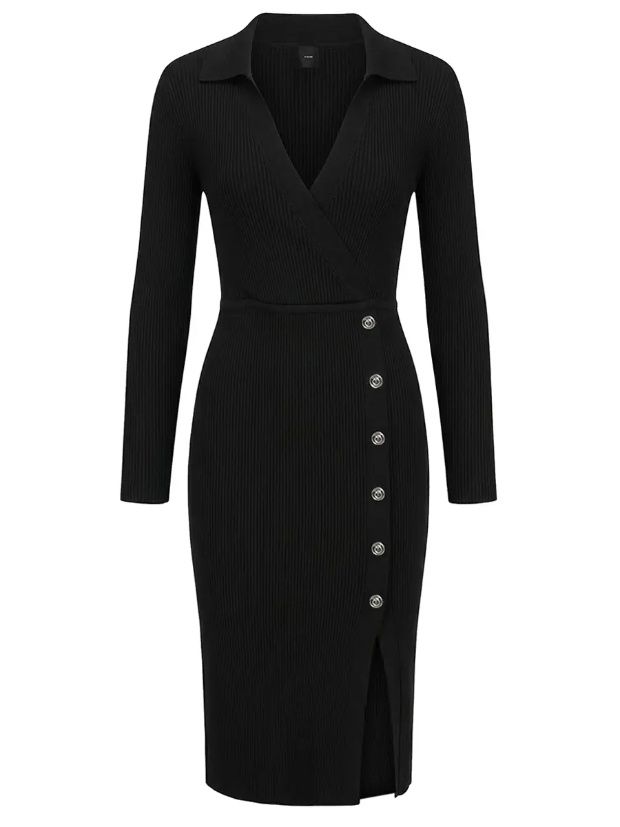 Платье однотонное