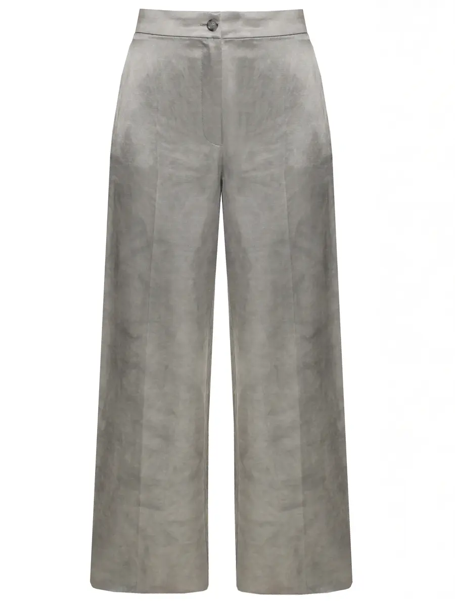 Брюки атласные