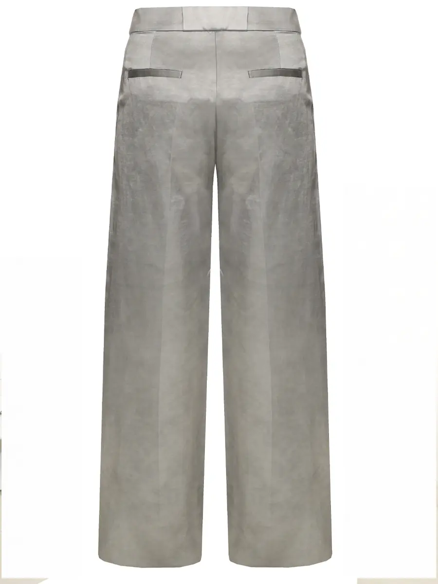 Брюки атласные