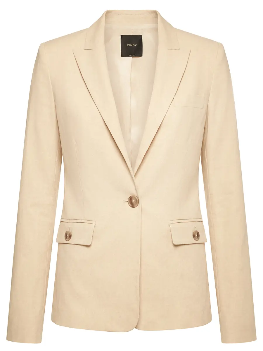 Пиджак изо льна и вискозы