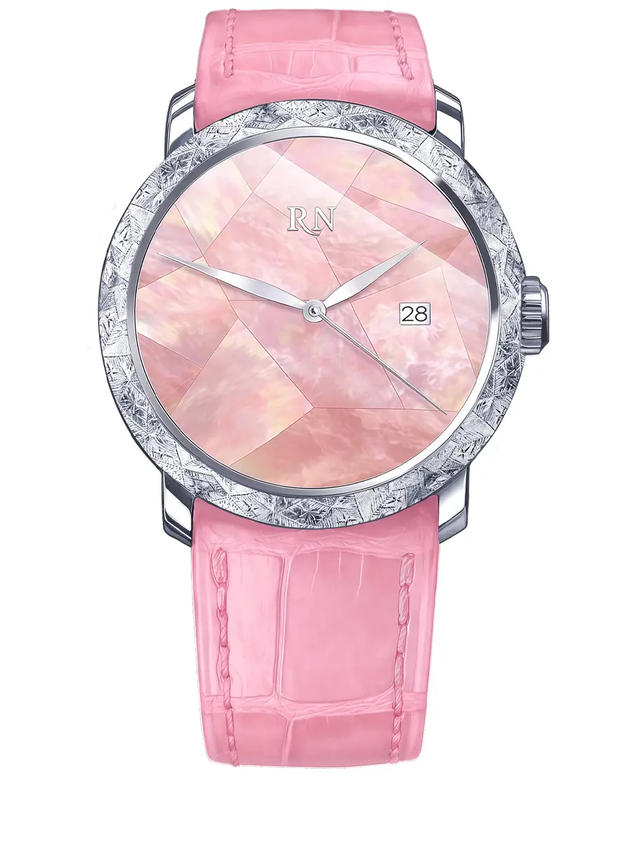 Часы Розовый хрусталь