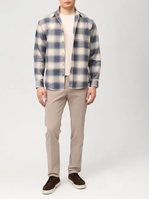Брюки Slim Fit хлопковые BOSS