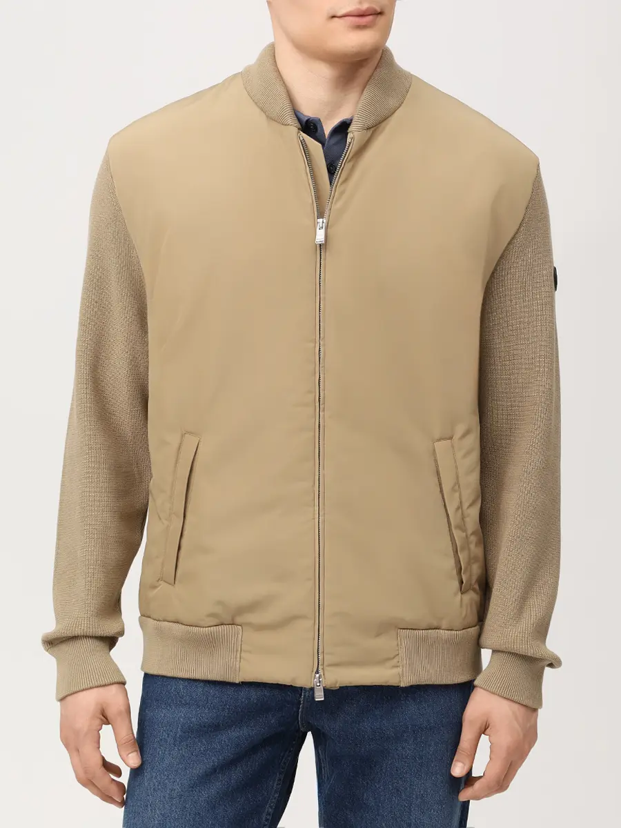 Бомбер комбинированный