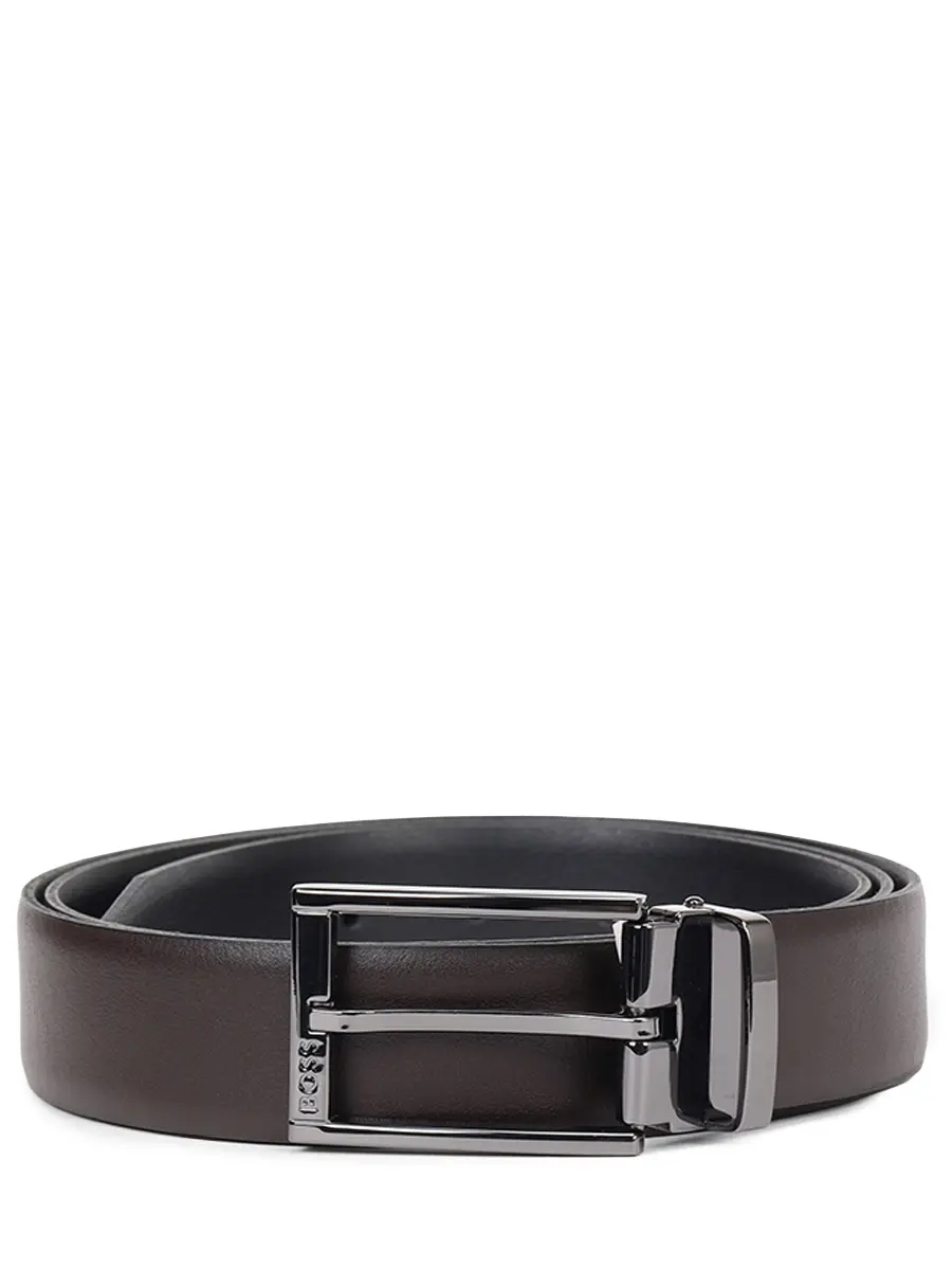 Ремень двусторонний кожаный