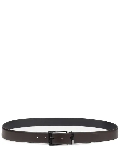 Ремень двусторонний кожаный BOSS