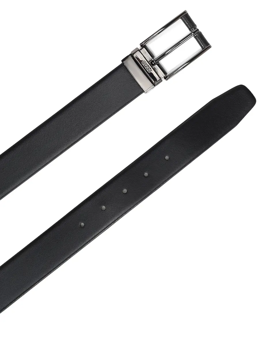 Ремень двусторонний кожаный