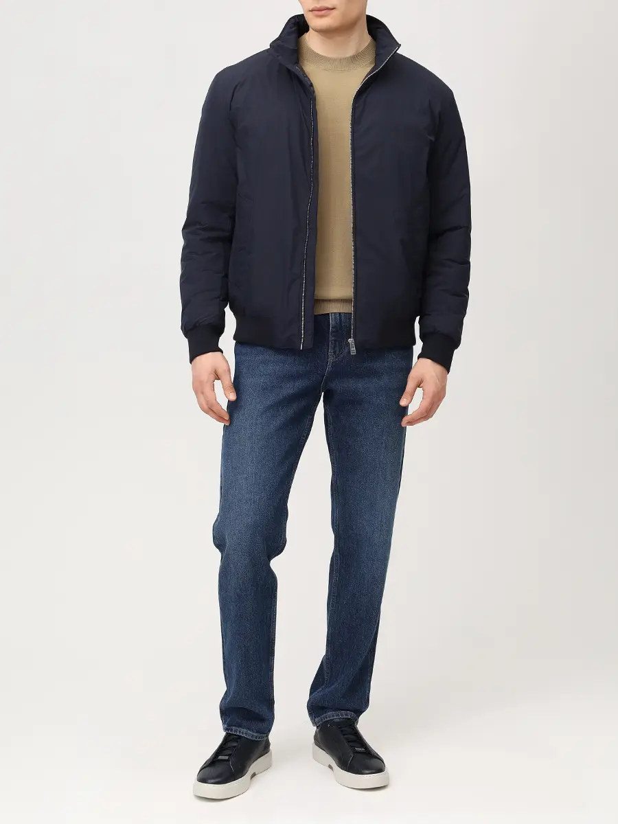 Бомбер однотонный