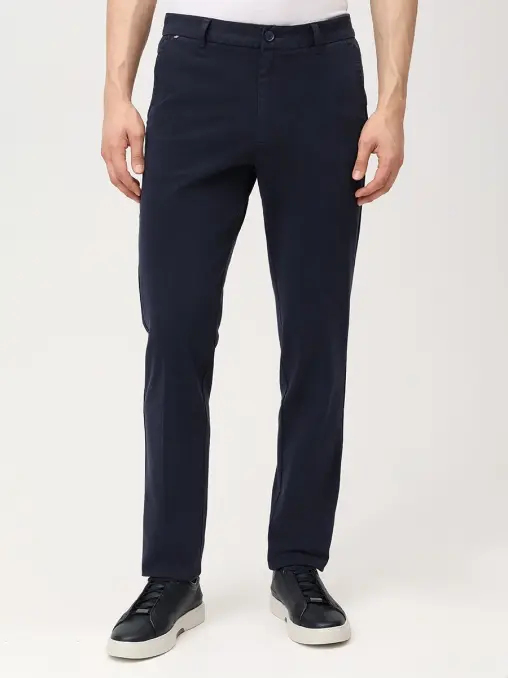 Слаксы Slim Fit хлопковые BOSS