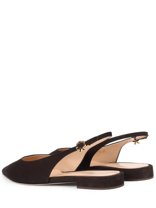 Балетки замшевые GIANVITO ROSSI