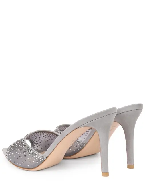 Мюли текстильные GIANVITO ROSSI