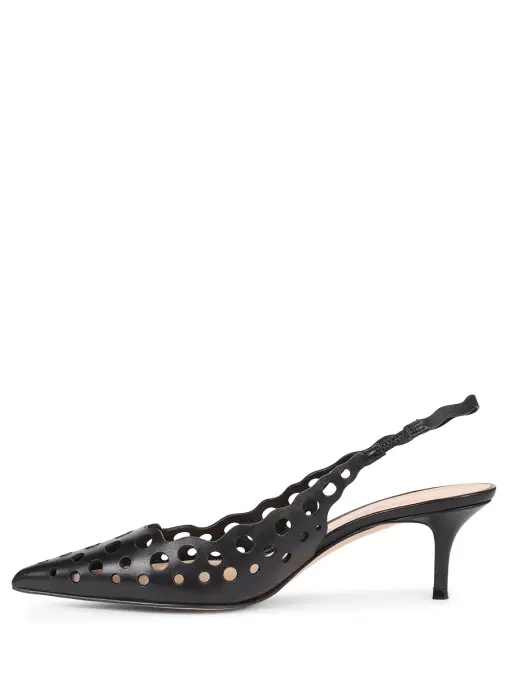 Туфли кожаные GIANVITO ROSSI