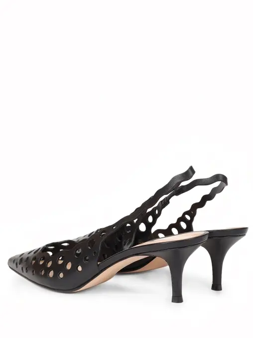 Туфли кожаные GIANVITO ROSSI