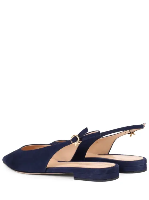 Балетки замшевые GIANVITO ROSSI