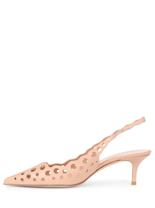 Туфли кожаные GIANVITO ROSSI