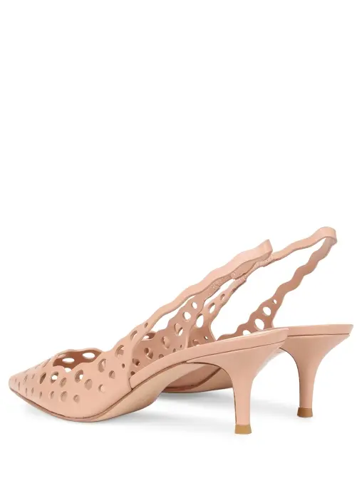 Туфли кожаные GIANVITO ROSSI