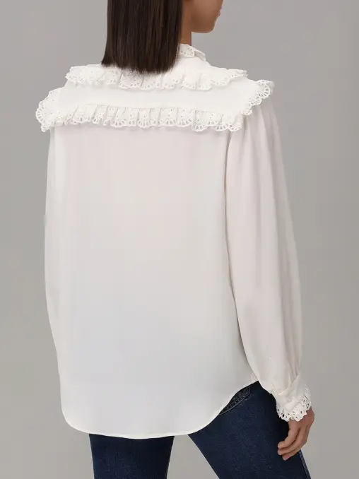 Блуза из крепа CELINE