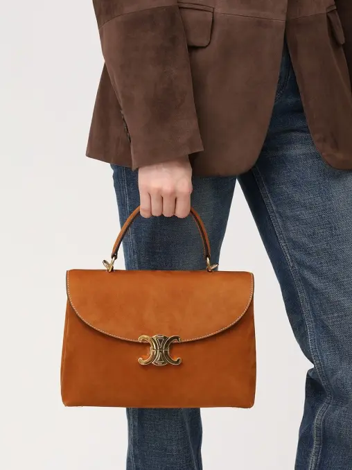 Сумка из нубука CELINE