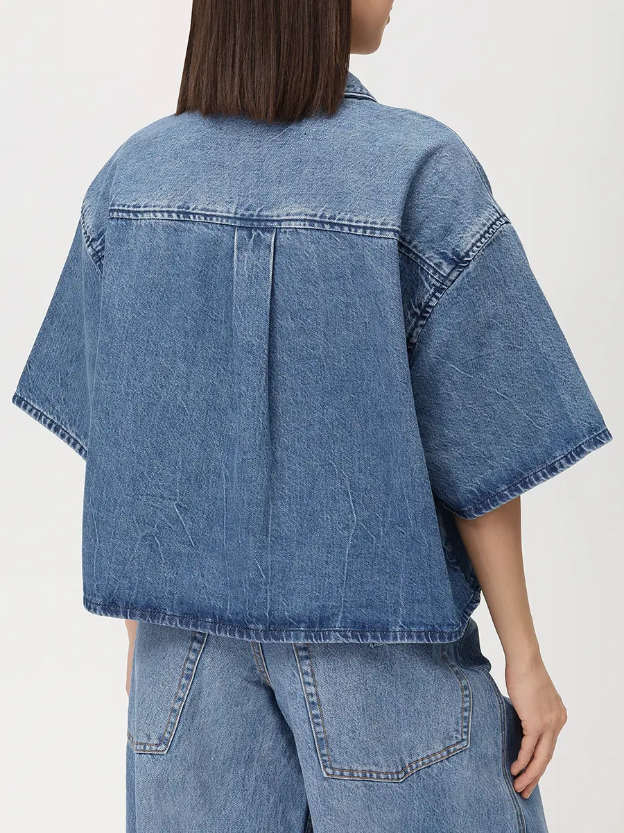 Рубашка джинсовая