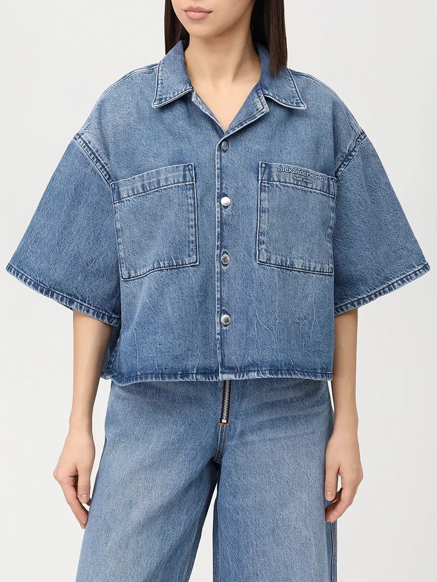 Рубашка джинсовая