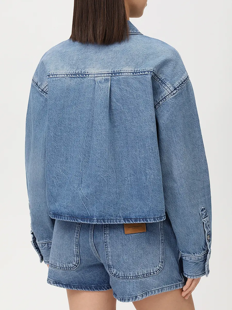 Рубашка джинсовая