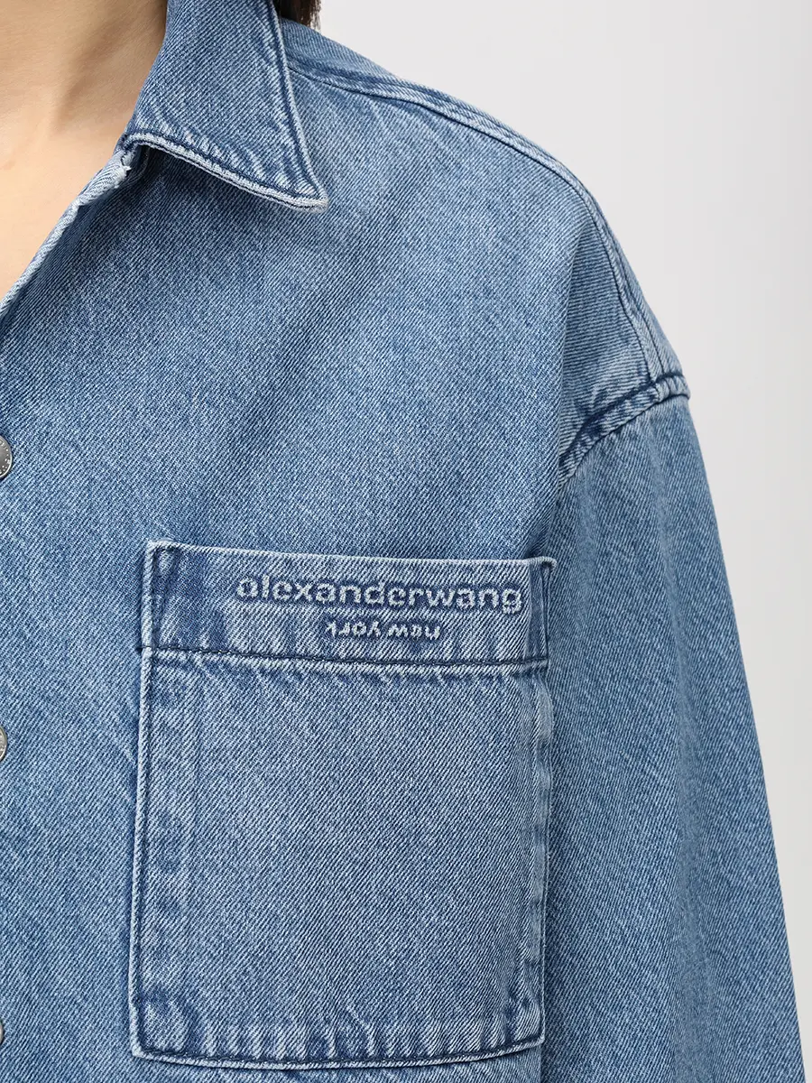 Рубашка джинсовая