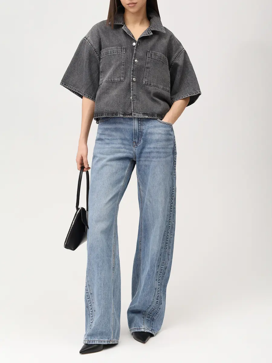 Рубашка джинсовая