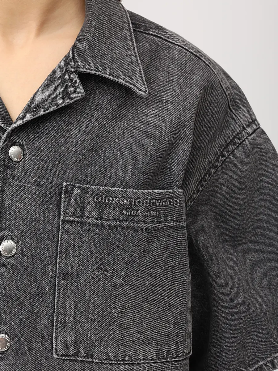 Рубашка джинсовая