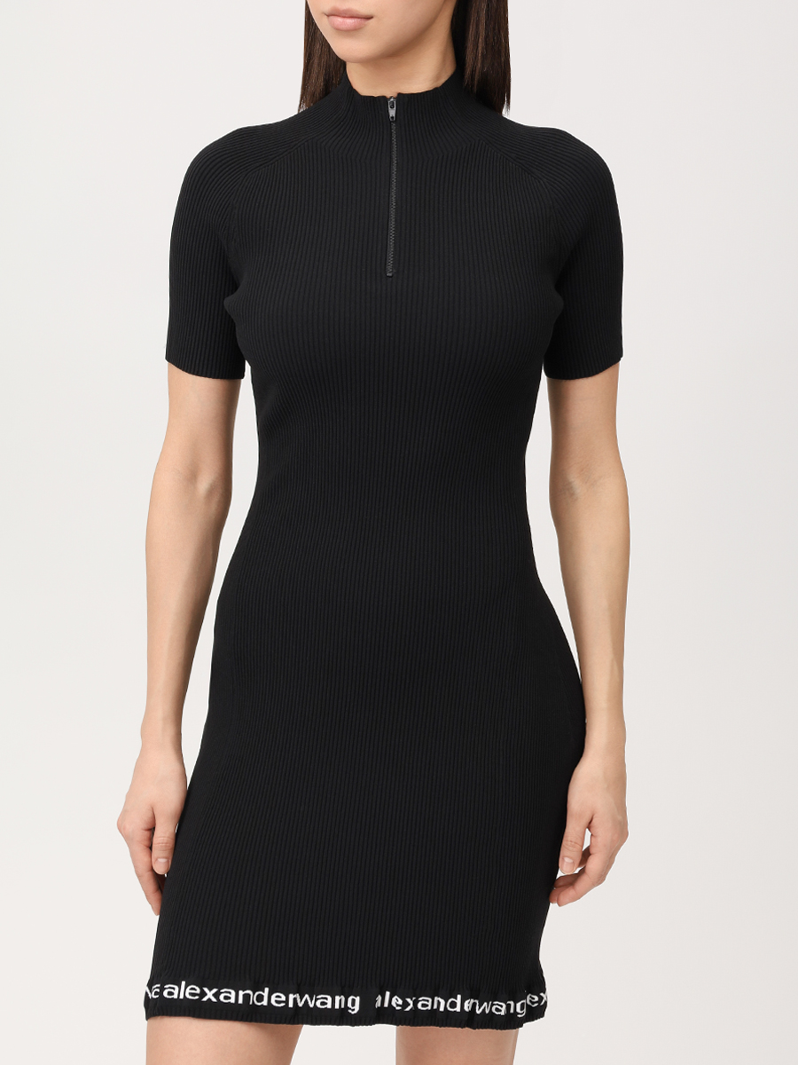 Платье однотонное