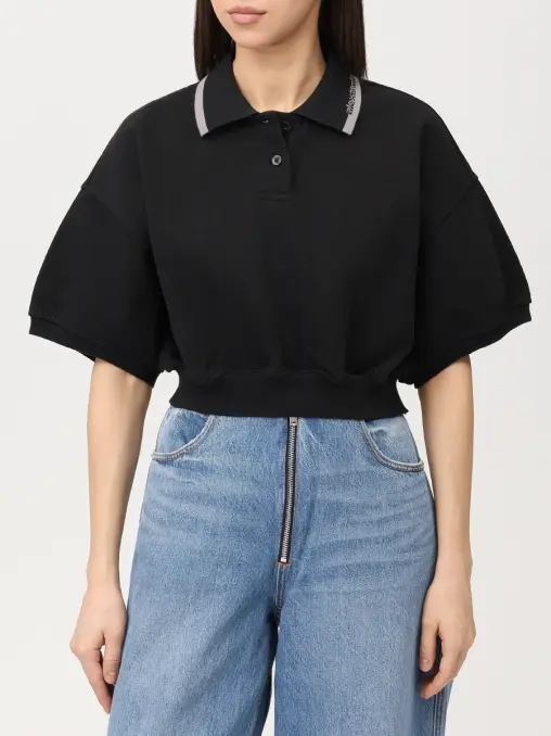 Поло хлопковое ALEXANDER WANG