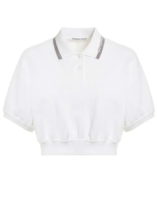 Поло хлопковое ALEXANDER WANG