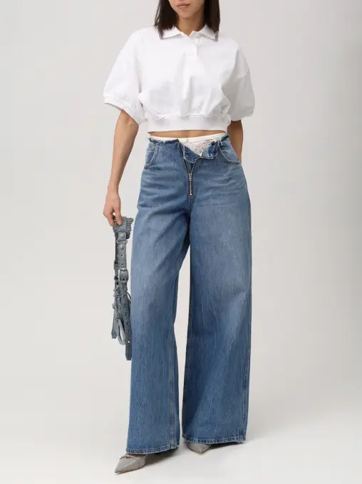 Поло хлопковое ALEXANDER WANG