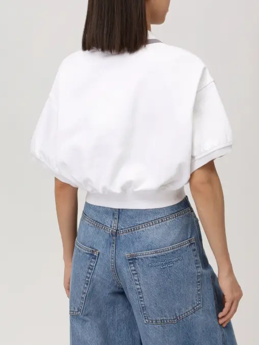 Поло хлопковое ALEXANDER WANG