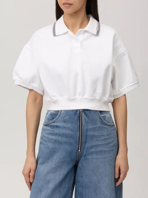 Поло хлопковое ALEXANDER WANG
