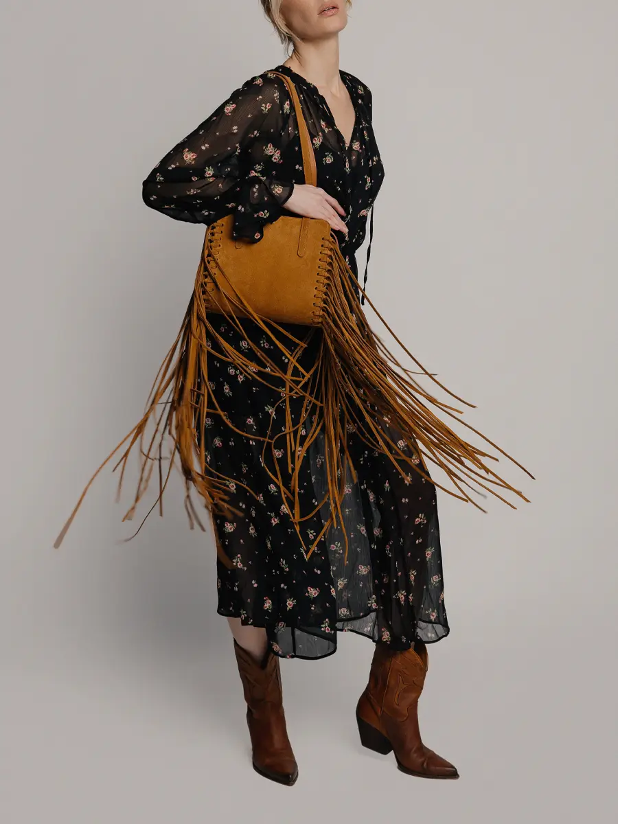 Сумка замшевая LUNGO