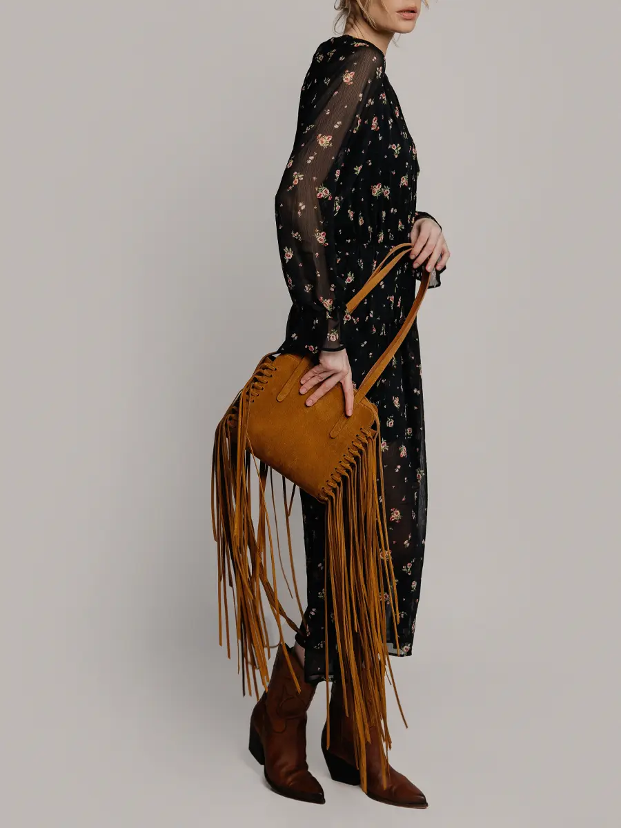 Сумка замшевая LUNGO