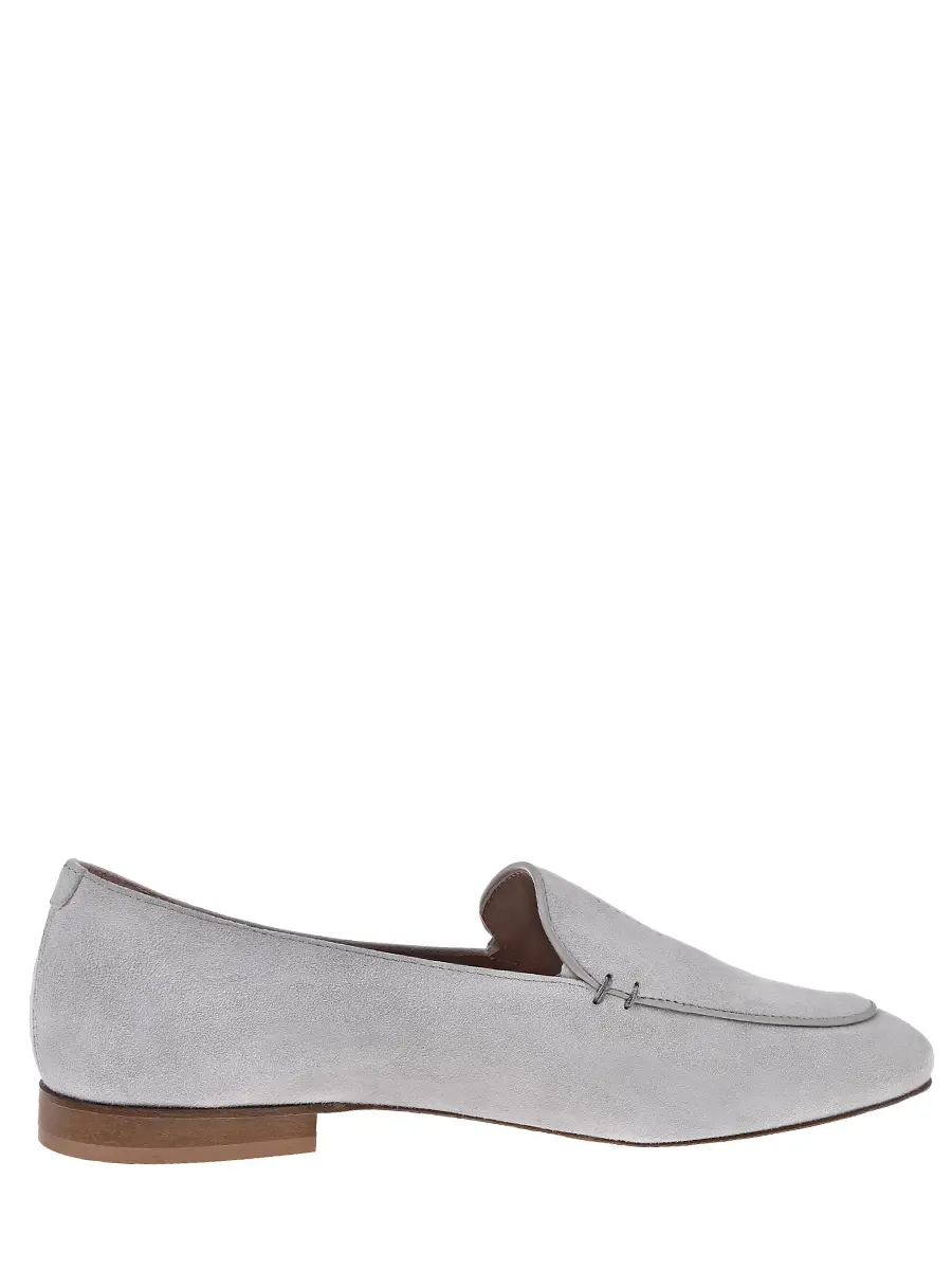 Лоферы замшевые