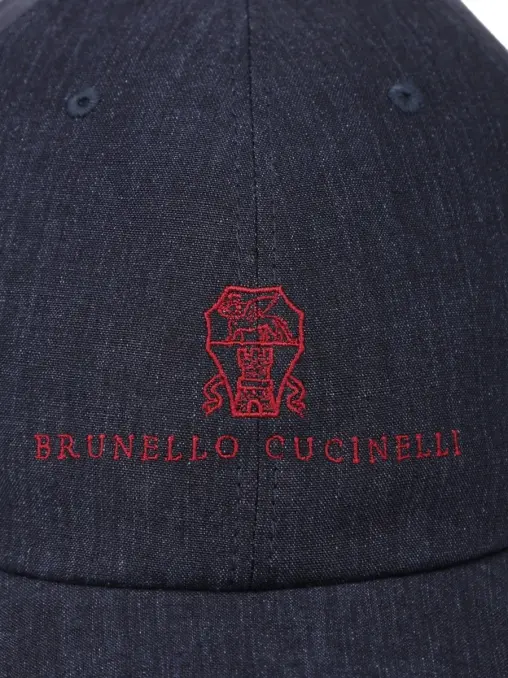 Бейсболка льняная BRUNELLO CUCINELLI