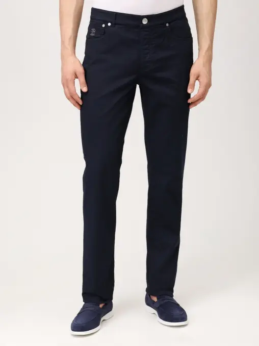 Джинсы хлопковые BRUNELLO CUCINELLI