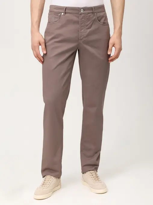 Джинсы хлопковые BRUNELLO CUCINELLI