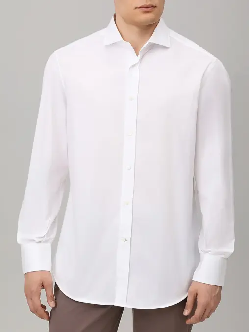 Рубашка Basic Fit хлопковая BRUNELLO CUCINELLI
