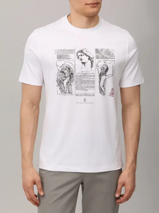 Футболка хлопковая BRUNELLO CUCINELLI