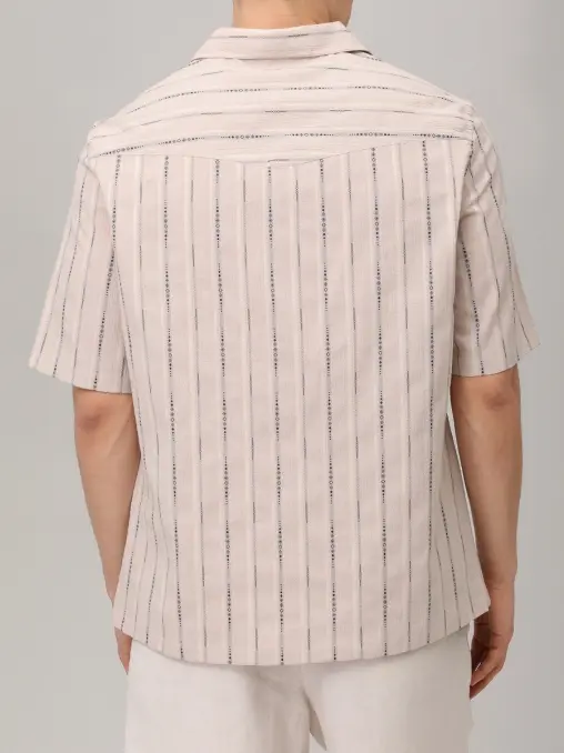 Рубашка Easy Fit хлопковая BRUNELLO CUCINELLI