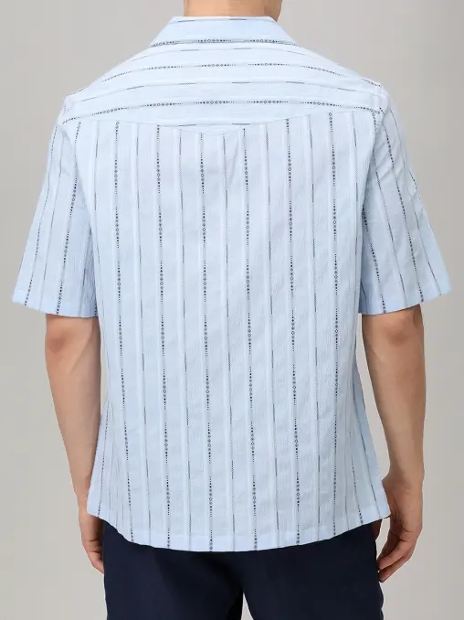 Рубашка Easy Fit хлопковая BRUNELLO CUCINELLI