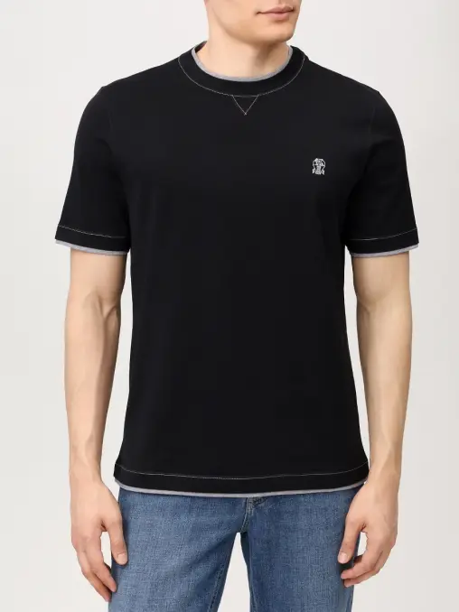 Футболка хлопковая BRUNELLO CUCINELLI