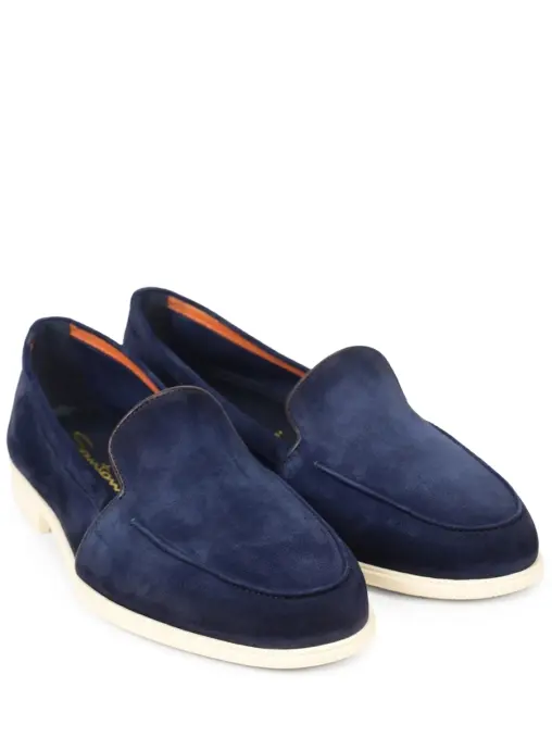 Лоферы замшевые SANTONI