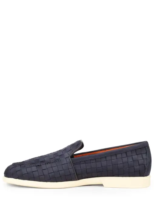 Лоферы из нубука SANTONI