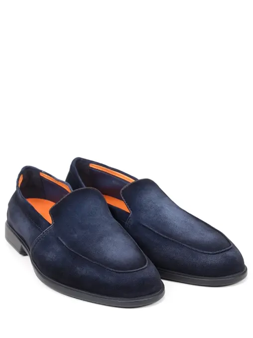 Лоферы замшевые SANTONI